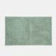 image 3 of OHS Soft Microfibre Non-Slip Absorbent Noodle Chenille Bath Runner Mat Green | Sage Green | 45 x 75cm