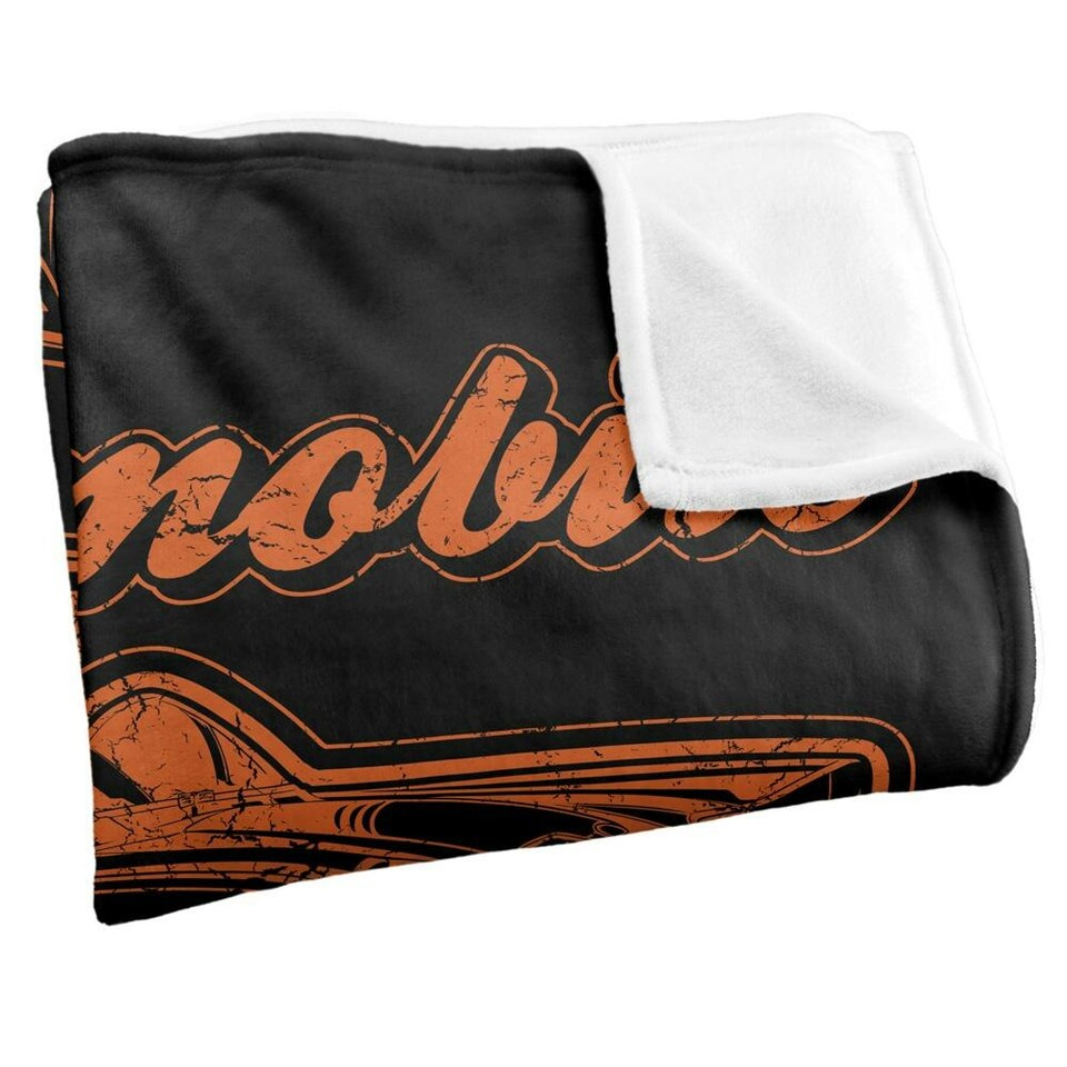 image 1 of Batman Batmobile Vintage Blanket - Multicoloured - One Size