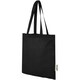 image 2 of Madras Recycled Cotton 7L Tote Bag - Solid Black - One Size Black