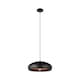 image 2 of EGLO Mogano 1 Vintage Steel Black And Copper Single Pendant Light