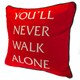 image 4 of Liverpool FC YNWA Crest Square Cushion - Red - One Size