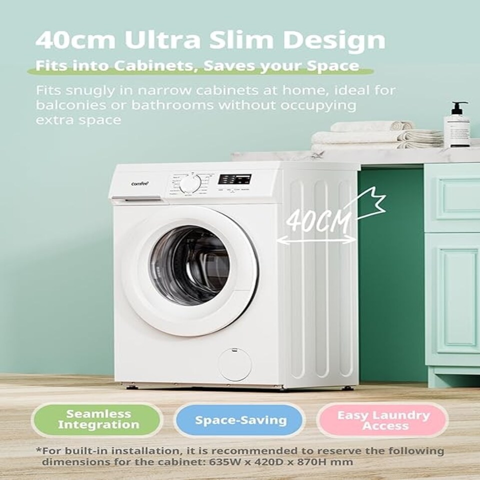 image 1 of Comfee Freestanding Washing Machine 6KG Load - White