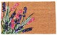 image 1 of Wildflower Design Print Indoor & Outdoor Coir Doormat