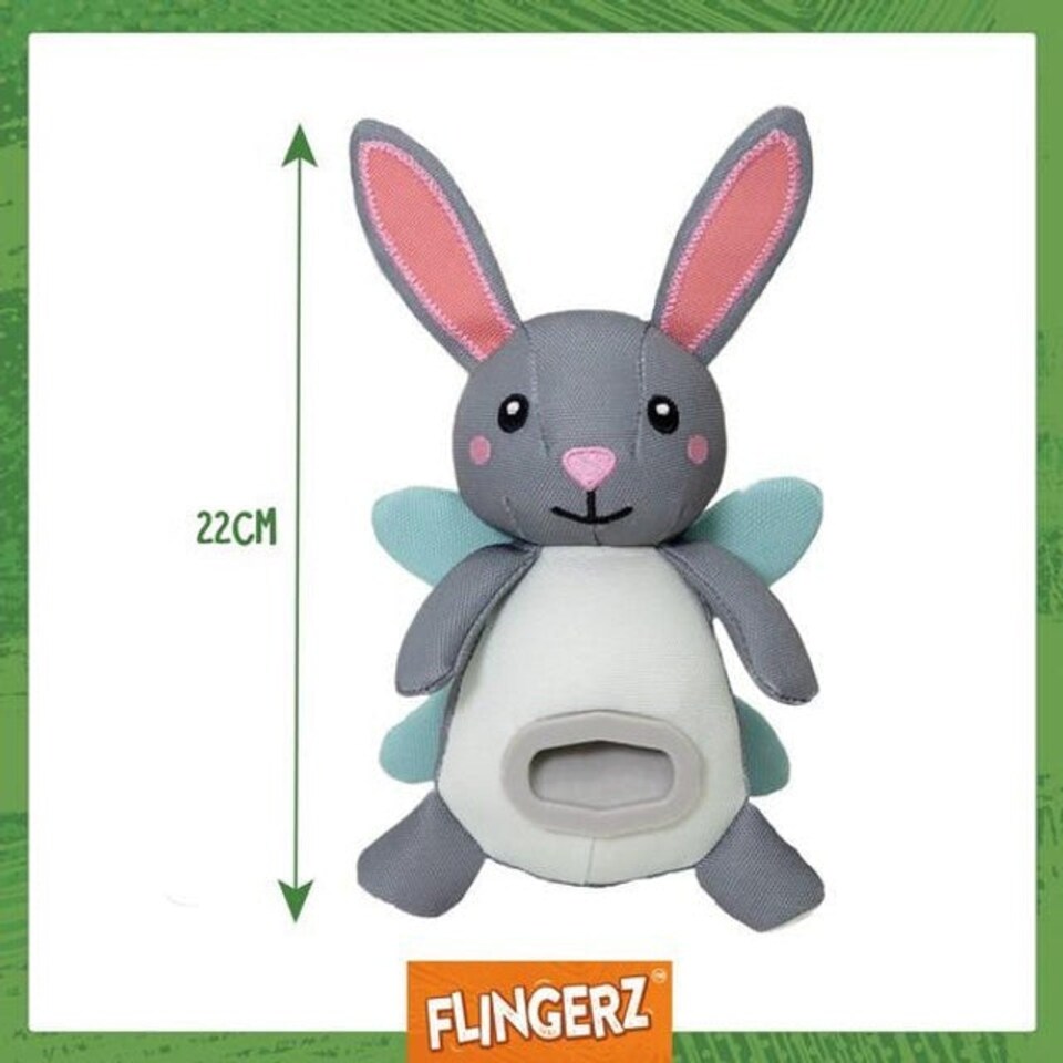 image 1 of Rosewood Flingerz Rabbit Throw Toy