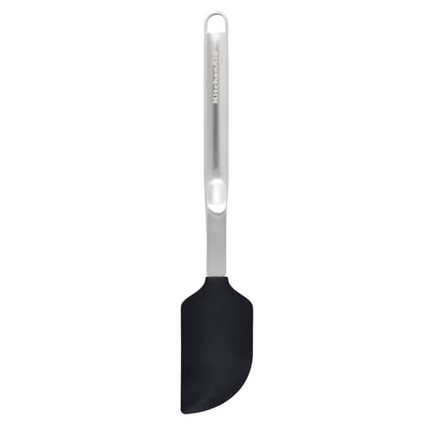 KitchenAid Premium Stainless Steel Scraping Spatula - Black