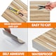 image 5 of NOVECRAFTO Vinyl Floor Tiles Self Adhesive – 12x12in Peel and Stick Flooring for Kitchen, Bathroom & Living Room – Beige Brown Wooden Stripes Design Brown | 2.79 sqm