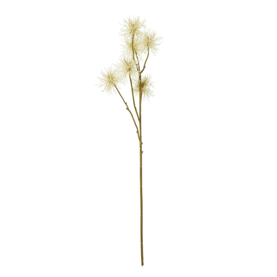 image 1 of Hill Interiors Xanthium Spray Artificial Flower - Cream - One Size