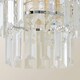 image 6 of ValueLights Kelsks 3 Tier Ceiling Light Shade Acrylic Droplet | Chrome