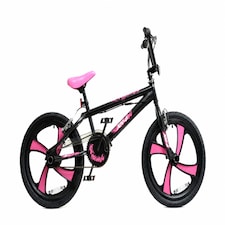 XN-6-18 Kids Girls Freestyle BMX 18" MAG Wheel - Black/Pink