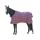 image 1 of Tempest Plus 200 Standard-Neck Tartan Horse Stable Rug - Red - 5´ 6"