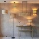 image 3 of Longshore Bar Pendant Ceiling Lamp, Natural Seagrass, Matt Black