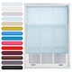 image 1 of FURNISHED Roller Blinds Daylight Round Eyelet Light Filtering Easy Fit Trimmable Window Blind | Blue | Duck Egg Blue | (W) 65cm x (L) 165cm