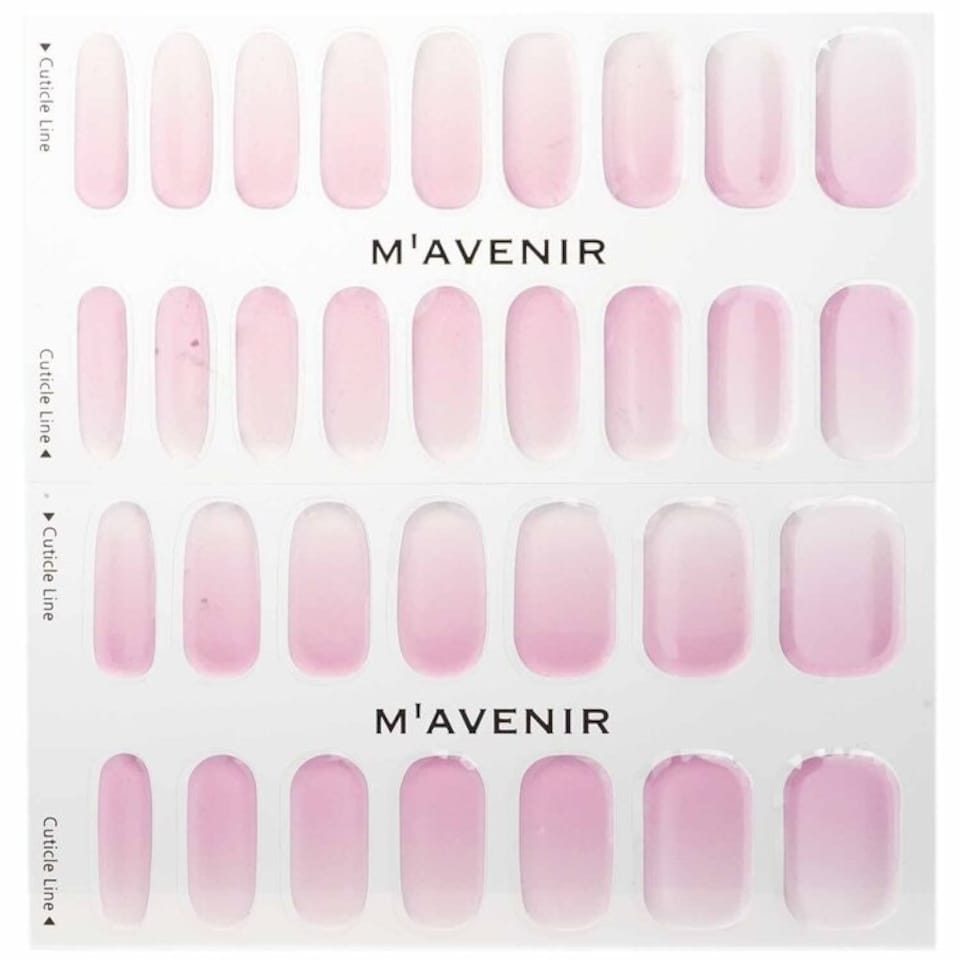 image 1 of Nail Sticker (pink) - # Daily Pink Gradacion Nail - 32pcs Pink