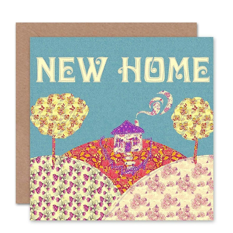 image 1 of Country House Congratulations New Home Card