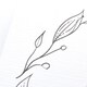 image 4 of Happy Birthday Mum Greeting Card Elegant Floral Monochrome White