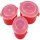 image 1 of Good2Heat Microwave Cookware Dishes with Lids, Set of 3