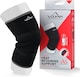 image 4 of Vulkan Classic Three-piece Neoprene Knee Support, 3mm or 5mm | Black | Black | XS