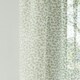 image 3 of Pair of Willow Green Leaf Print Voile Panels 229 cm (90 inch) Rod Pocket Linen Look Panels for Bedroom and Living Room