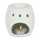 image 3 of Something Different Ceramic Skull Oil Burner - Matt White - 11cm x 12cm x 13cm
