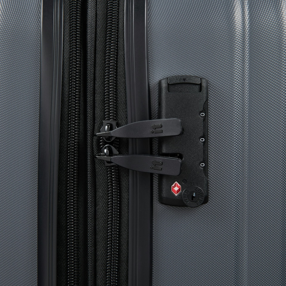 image 1 of IT Luggage Legion Asphalt Expandable Large Suitcase with TSA Lock Grey | Large