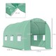 image 7 of Outsunny Polytunnel Walk In Green House w/ PE Cover, 4.5 x 2 x 2m