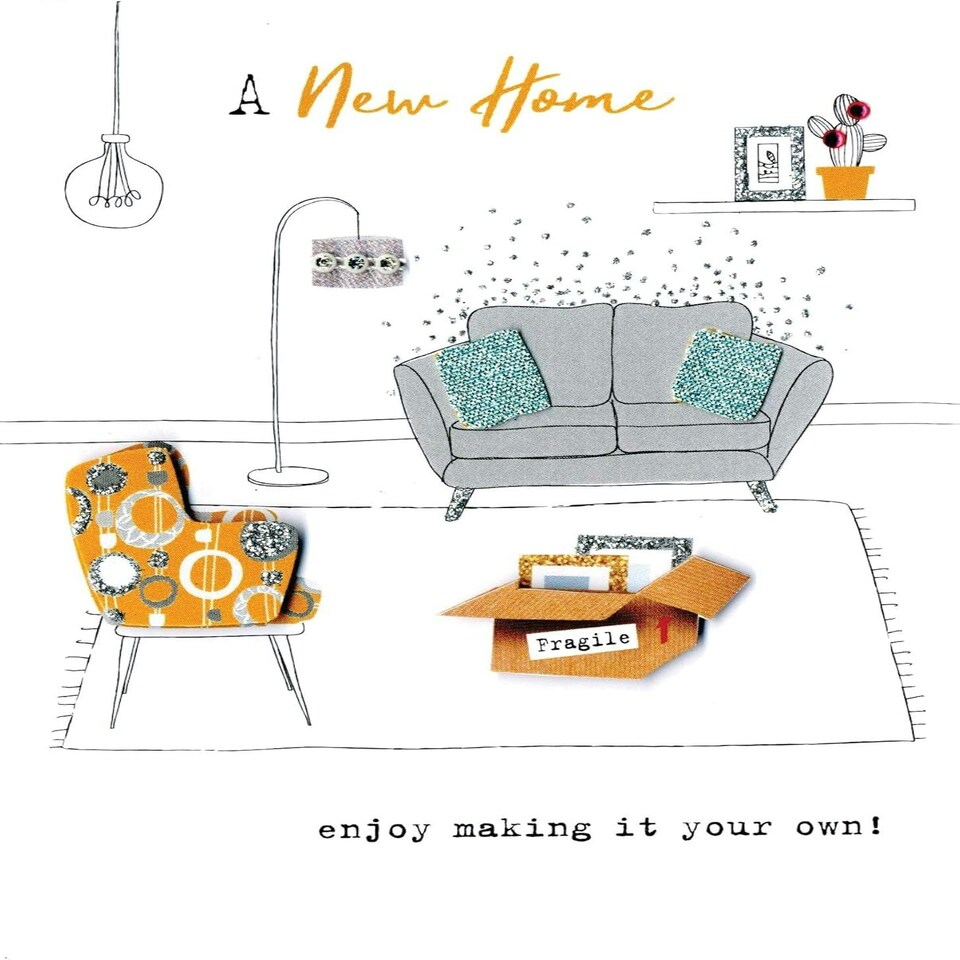 image 1 of New Home Enjoy Making It Your Own Congratulations Card