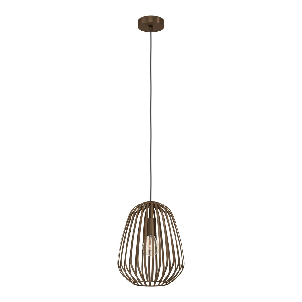 image 1 of EGLO Espinal Bronze Steel Caged Style Contemporary Pendant