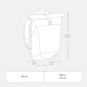 image 4 of Decathlon Escape 500 Rolltop 16+ 4L hiking backpack