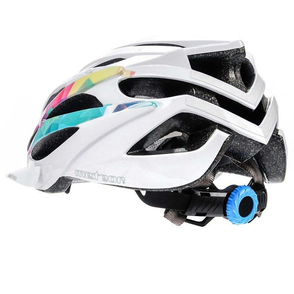 image 1 of Shimmer Cycle Helmet – Lightweight & Protective for Biking, Skating & More White | White | M