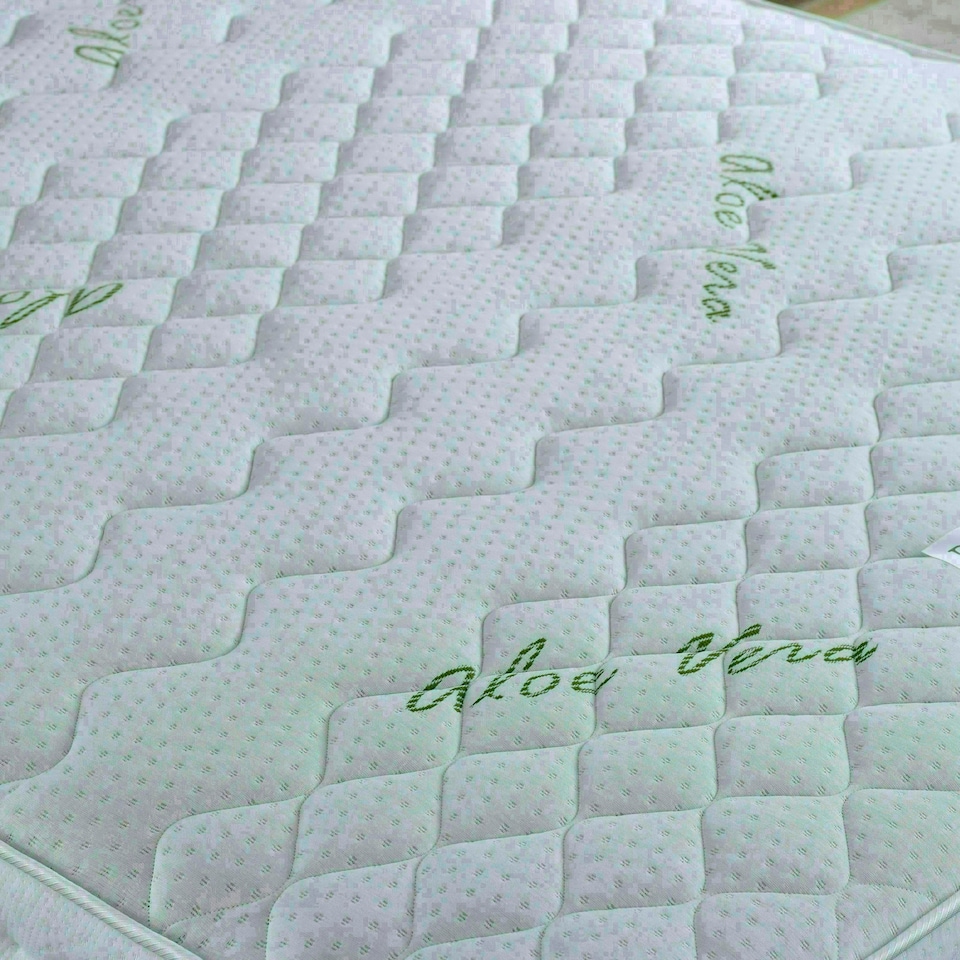 image 1 of Aloe Vera Pocket Sprung Memory Foam Mattress Super King