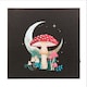 image 4 of Something Different Canvas Forest Mushroom Light Up Canvas - Black/Red/White - One Size