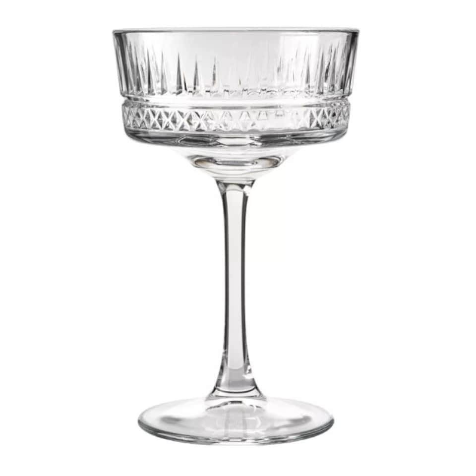 image 1 of Queensway Home & Dining Champagne Coupe Glasses 260ml 4 or 8 Pack | Clear | 4 Glasses