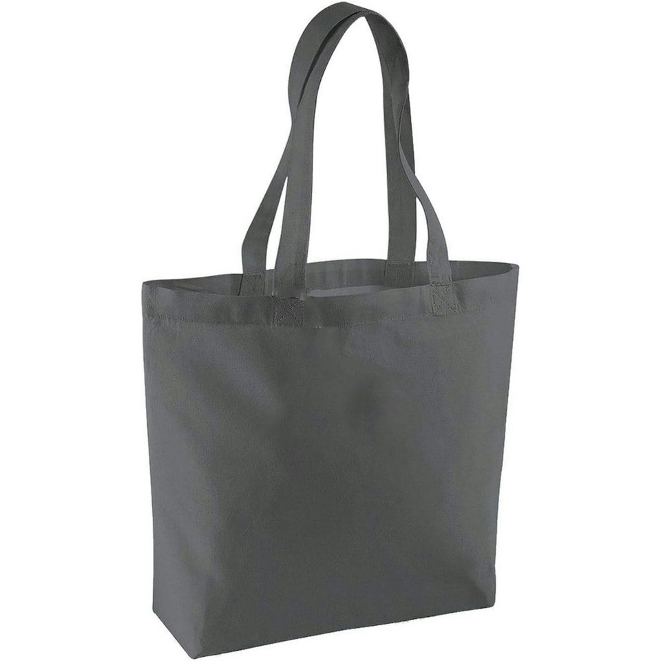 image 1 of Brand Lab Plain Organic Oversized Tote Bag - Mushroom - One Size Brown