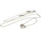 image 2 of Tottenham Hotspur FC Stainless Steel Heart Necklace & Pendant - Grey/Silver - One Size