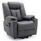 image 1 of Afton Technology Fabric Single Motor Rise Recliner Lift Mobility Chair (Charcoal)