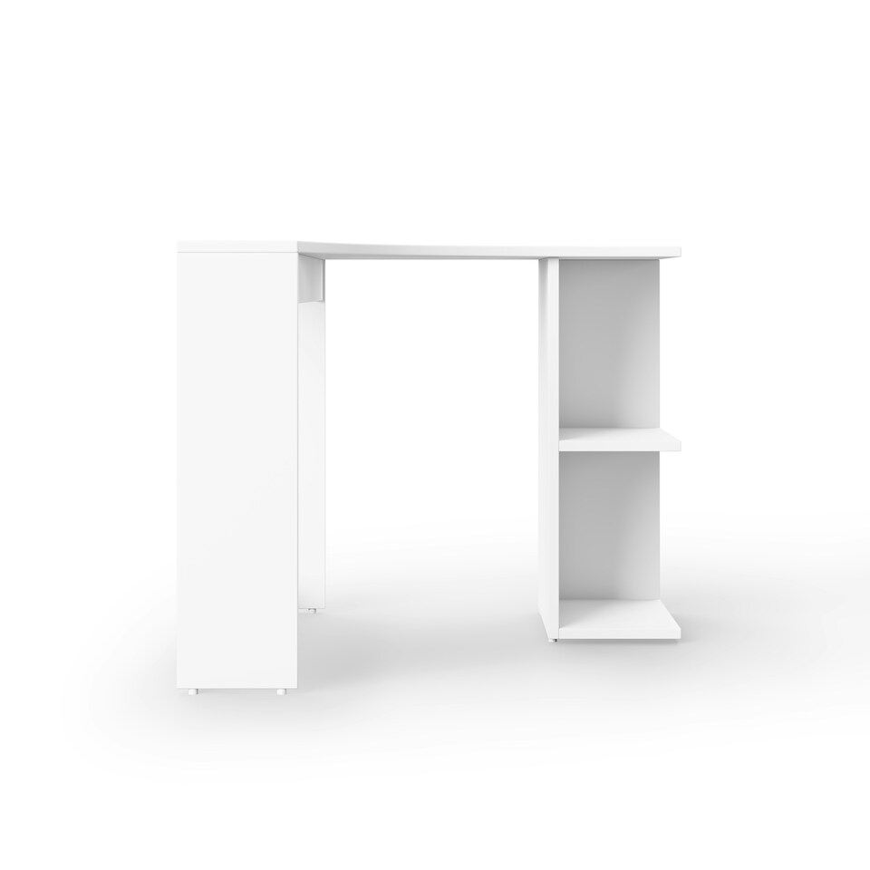 image 1 of Chesil Office Writing Desk White White | White