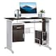 image 1 of HOMCOM Computer Desk Drawer PC Writing Wooden Workstation Keyboard Walnut
