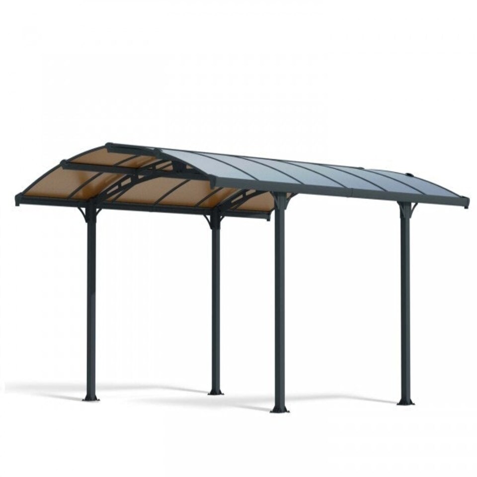 image 1 of Tucson 4300 Garden Gazebo - Polycarbonate - L435 x W359 x H242 cm - Grey