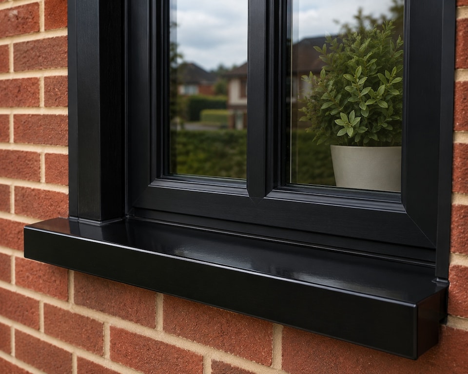 image 1 of Innov8 Coatings uPVC Paint 250ml Satin Finish - Plastic Door & Window Frame Paint - Panther Black