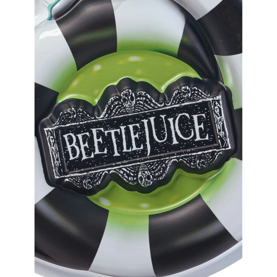 image 1 of Beetlejuice Sandworm Door Decoration - Black/White/Green - One Size
