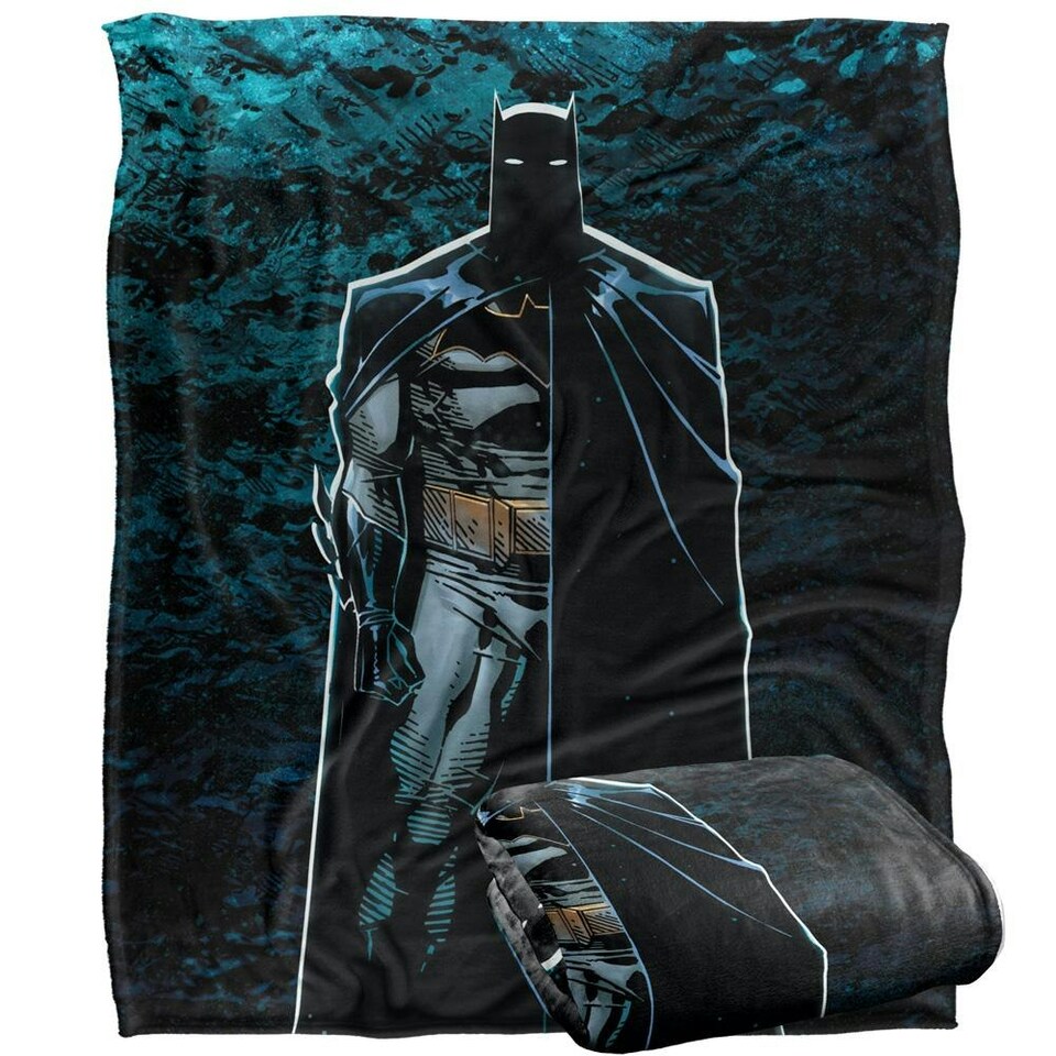image 1 of Batman Shadow Blanket - Multicoloured - One Size