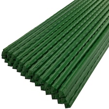 Plastic Coated Metal Garden Plant Support Sticks (80cm) - Pack of 80