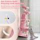 image 6 of Yaheetech 158 cm Multi Level Cat Tree with Condos Pink