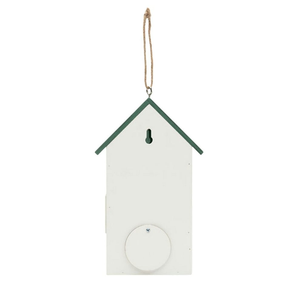 image 1 of MidOcean Greenjay Plywood Wild Bird House - White/Green - One Size White