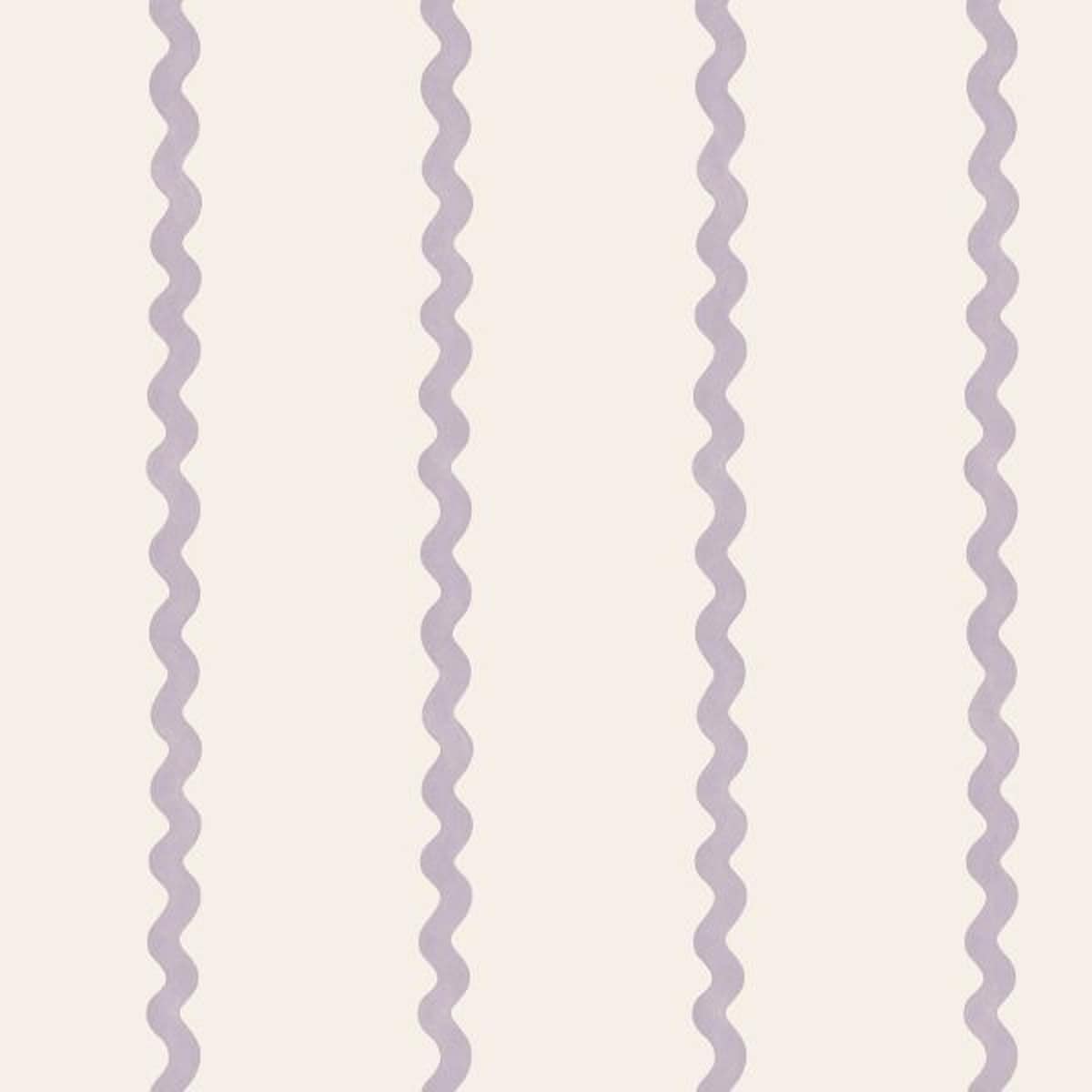 Holden Decor Do The Wiggle Stripe Wallpaper Purple Lilac 1