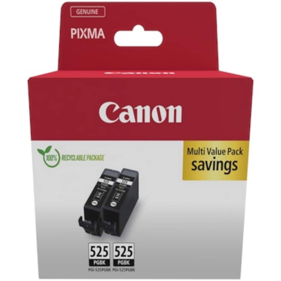 image 1 of Canon PGI525 Black Ink Cartridge Twin Pack Black | Canon PGI525 Black Ink Cartridge Twin Pack