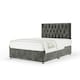 image 1 of Majestic 1000 Pocket Sprung Charcoal Chenille Divan Set And Lona Headboard King Size