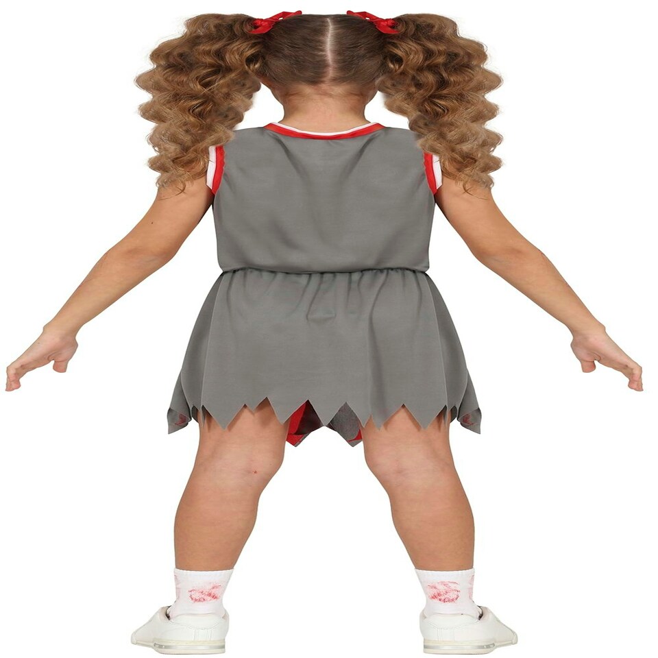 image 1 of Fancy Dress Child Zombie Cheerleader Costume - 10-12 Years