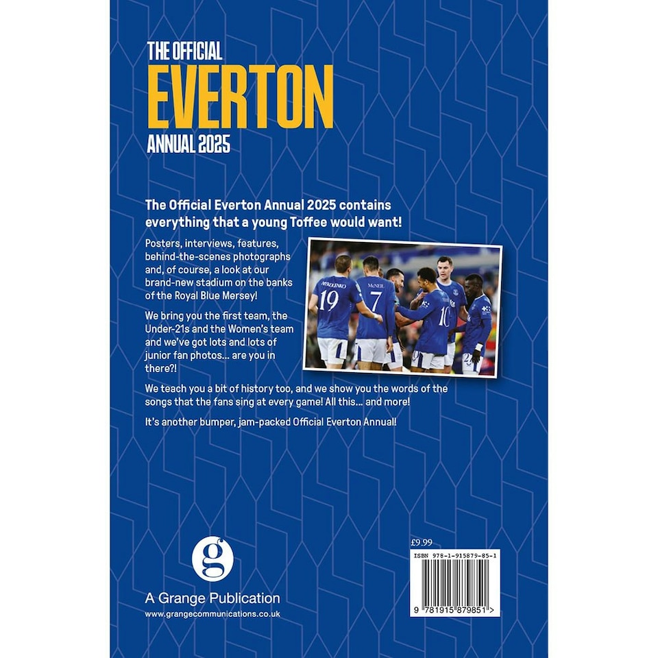 image 1 of Everton FC 2025 Annual - Blue - One Size