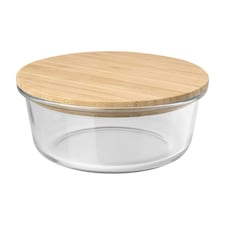 Seasons Vista 750ml Salad Bowl - Transparent/Natural - One Size | Clear